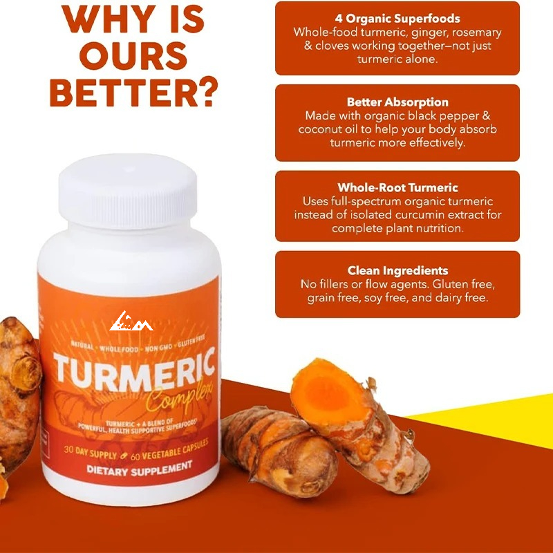 Biologische zwarte peper, kurk - Turmeric Curcumin Capsule recensie en prijs